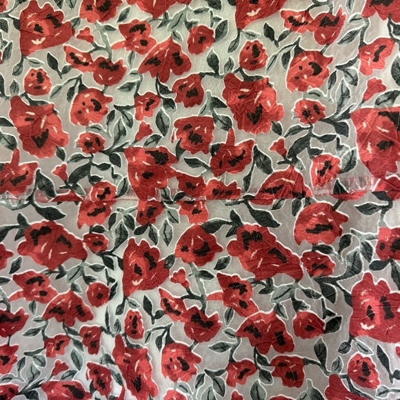 Zara Basic Sleeveless Pullover Floral Peplum Top / Lined / XSmall - Picture 9 of 12